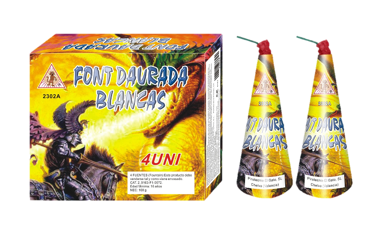 Fuente daurada blanca (4 Uni)